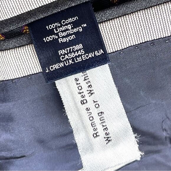 J. Crew Ludlow Modern Slim Fit Pinstripe Two Button Sport Coat Blazer Size 44R - Picture 5 of 11